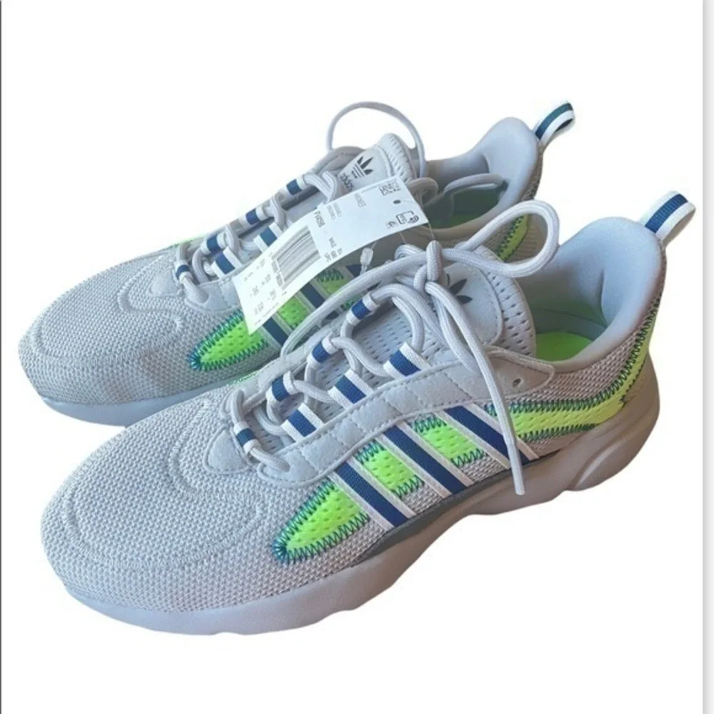 Adidas Haiwee Men's Shoes Grey Two-Royal Blue-Signal Green